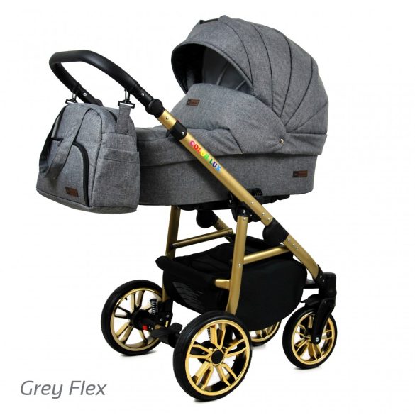 Baby Lux COLORLUX Multifunkciós Babakocsi (grey flex)