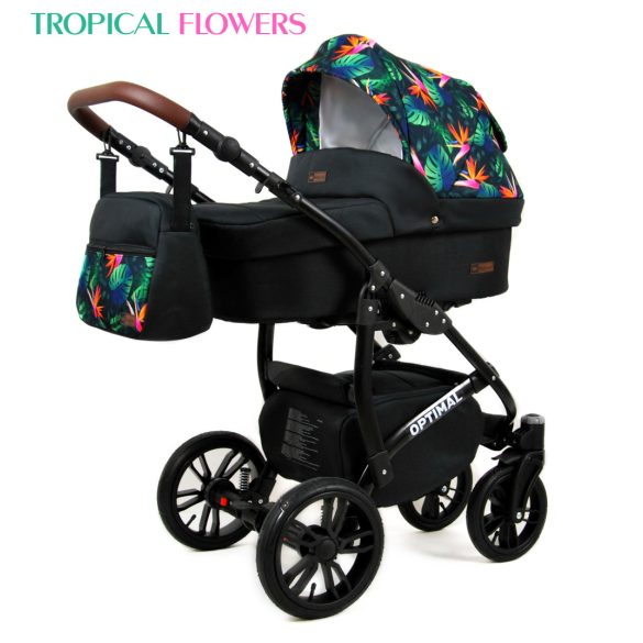  BLACK FRIDAY! Optimal Symbi Multifunkciós Babakocsi (TROPICAL-FLOWERS)